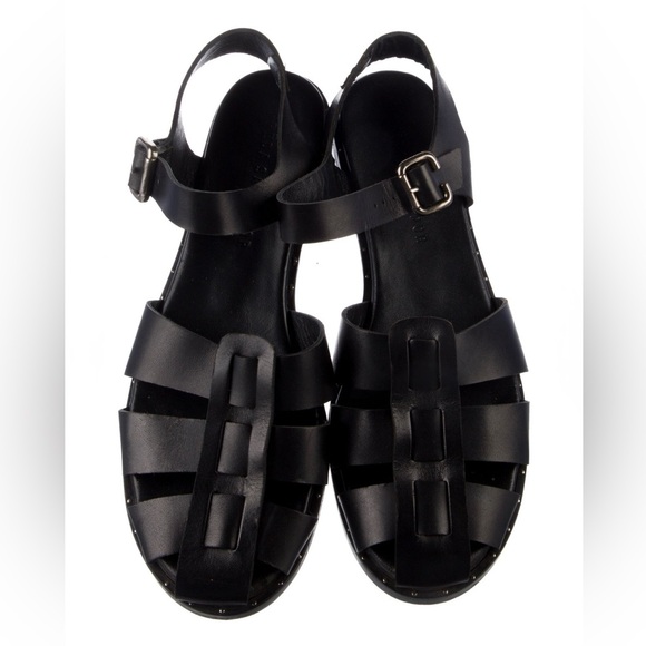 Freda Salvador Shoes - Freda Salvador Black Sera Fisherman Sandals